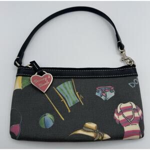 Dooney & Bourke Summer Fun Print Small Purse Black